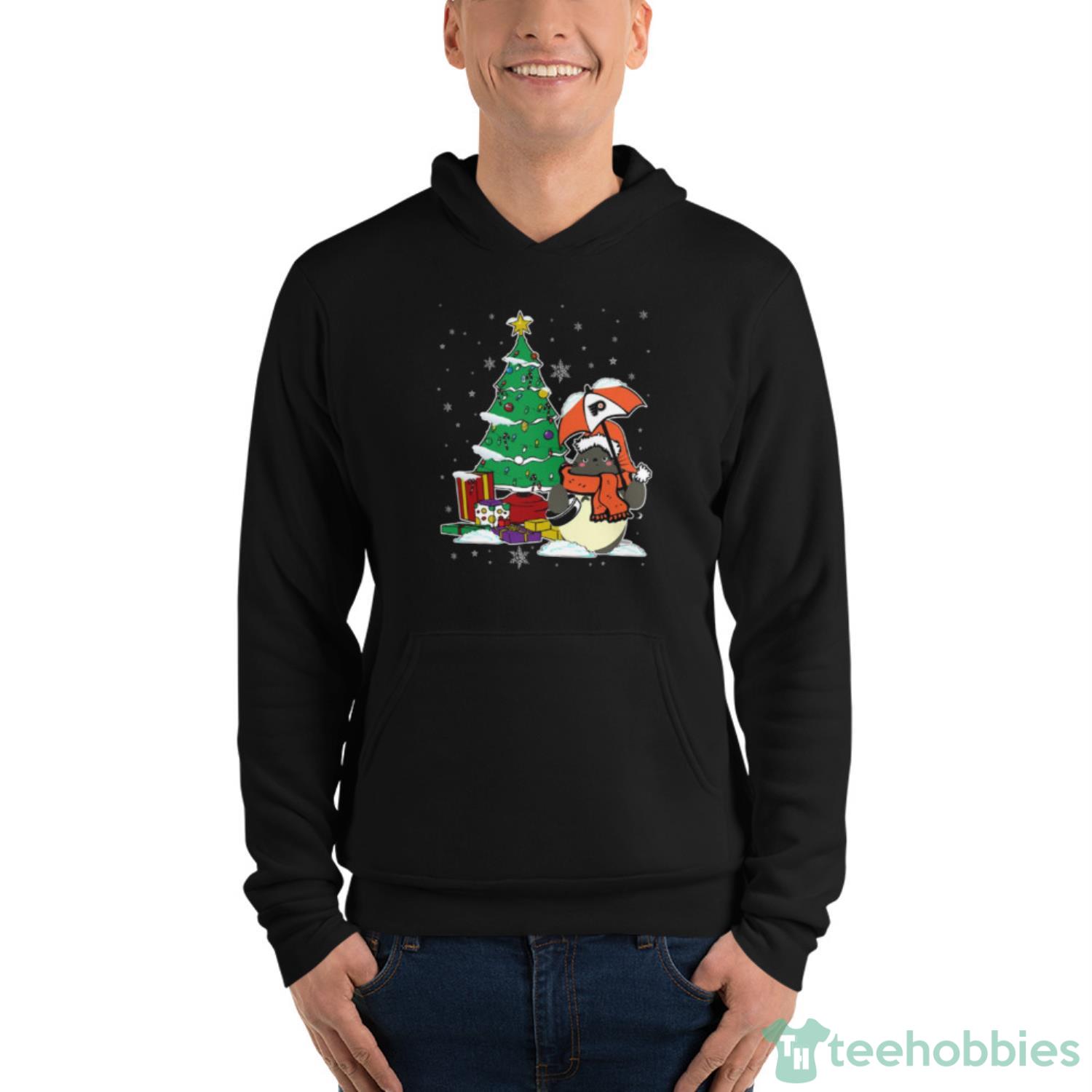 Philadelphia Flyers NHL Hockey Cute Tonari No Totoro Christmas Shirt For Fans - Unisex Fleece Pullover Hoodie Philadelphia Flyers NHL Hockey Cute Tonari No Totoro Christmas Shirt For Fans - Unisex Fleece Pullover Hoodie