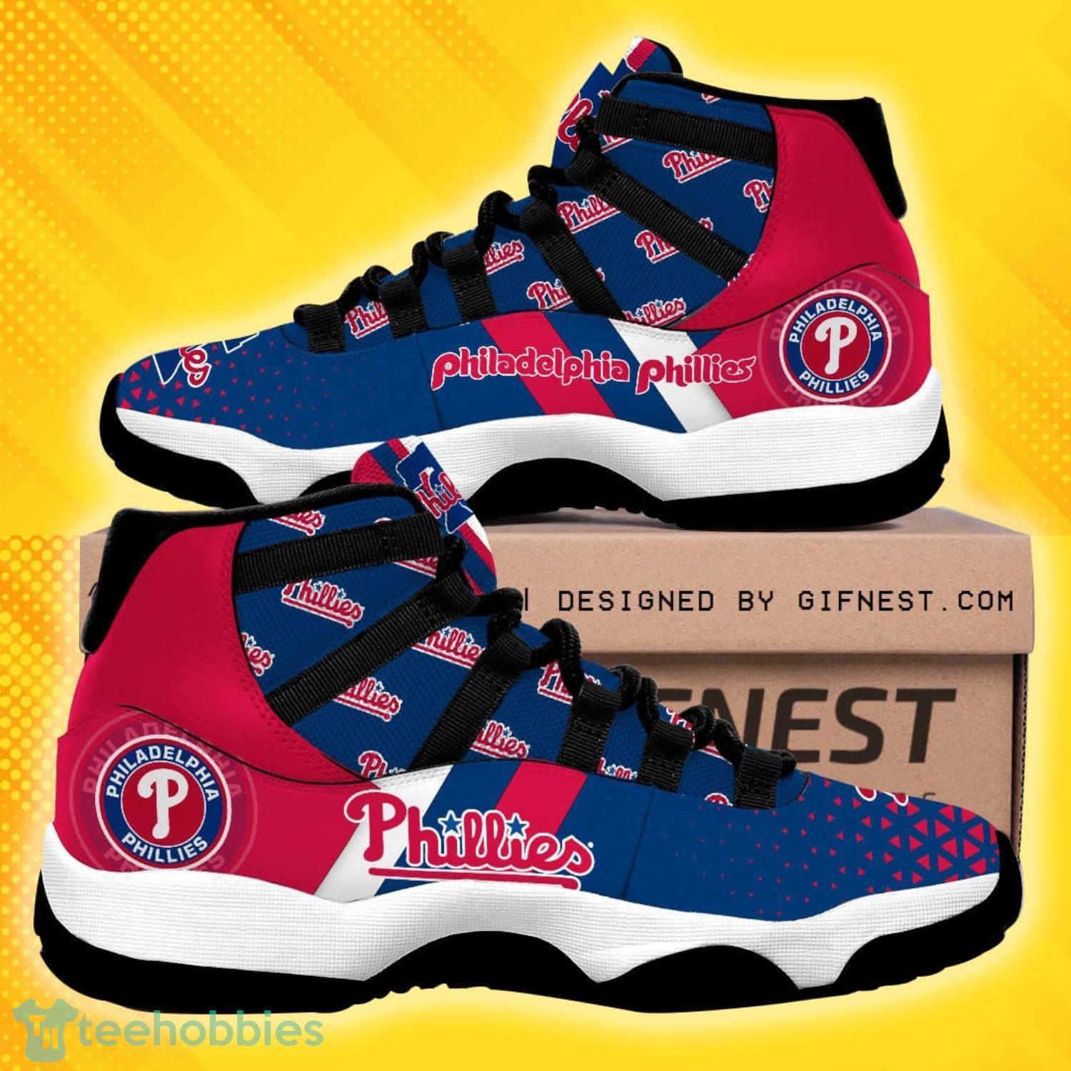 Philadelphia Phillies Team Air Jordan 11 Shoes For Fans Product Photo 1
