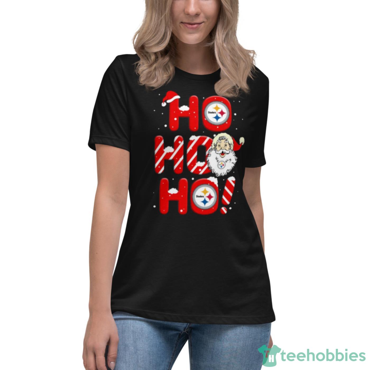 Pittsburgh Steelers Santa Claus Ho Ho Ho Christmas T-Shirt 