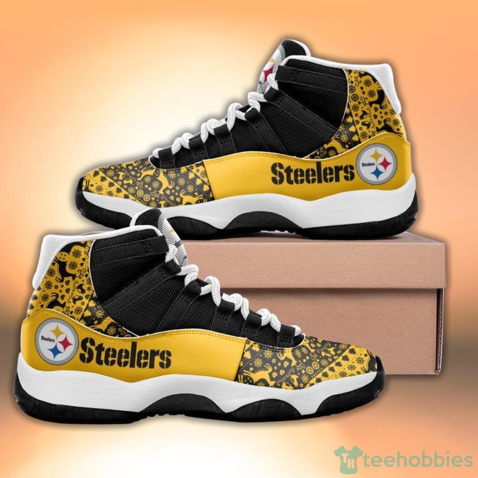 Pittsburgh Steelers Football Jordan 11 Shoes 