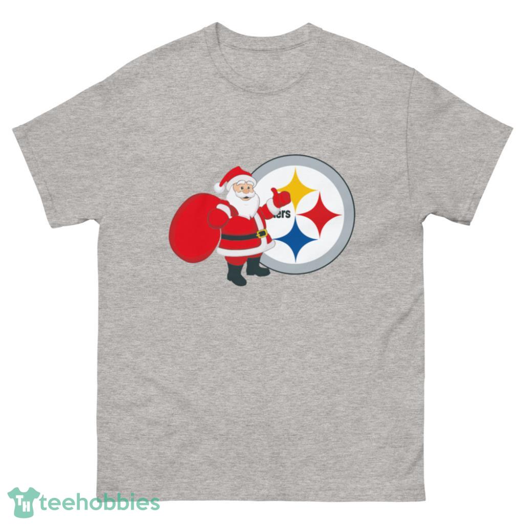 Pittsburgh Steelers Santa Claus Christmas Shirt - 500 Men’s Classic Tee Gildan