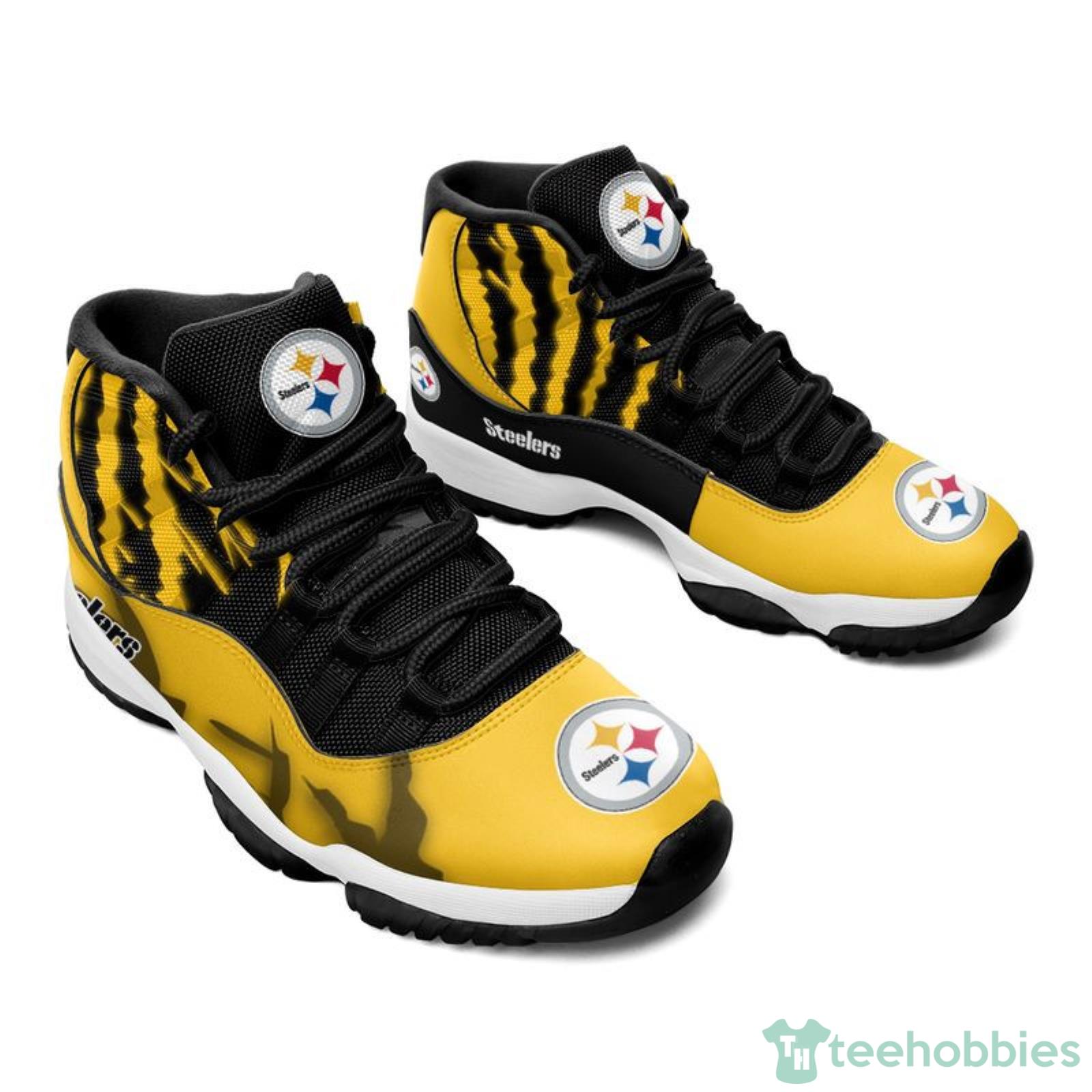 Pittsburgh Steelers Pattern Texture Style Sneaker Air Jordan 11 Shoes