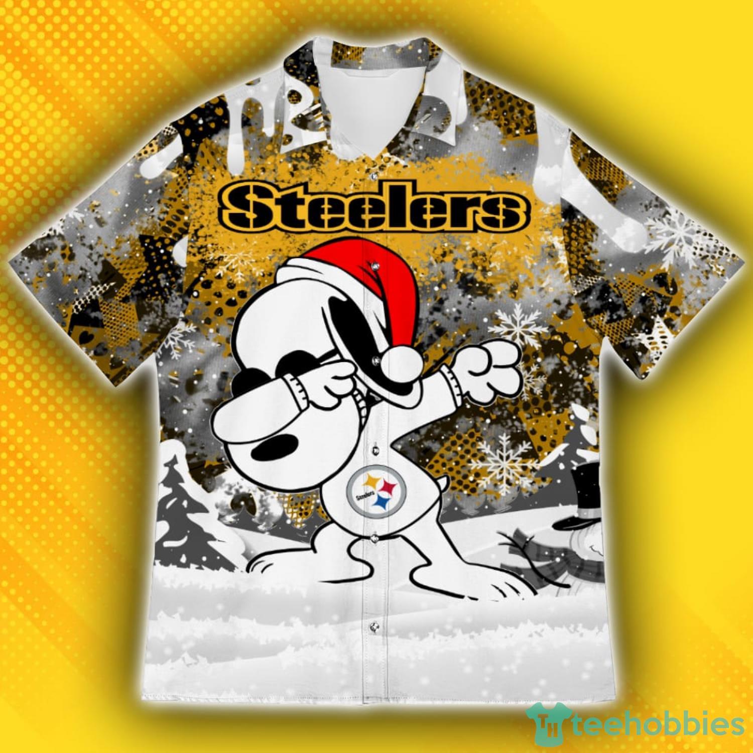 Pittsburgh Steelers Snoopy Dabbing The Peanuts Hawaiian Shirt