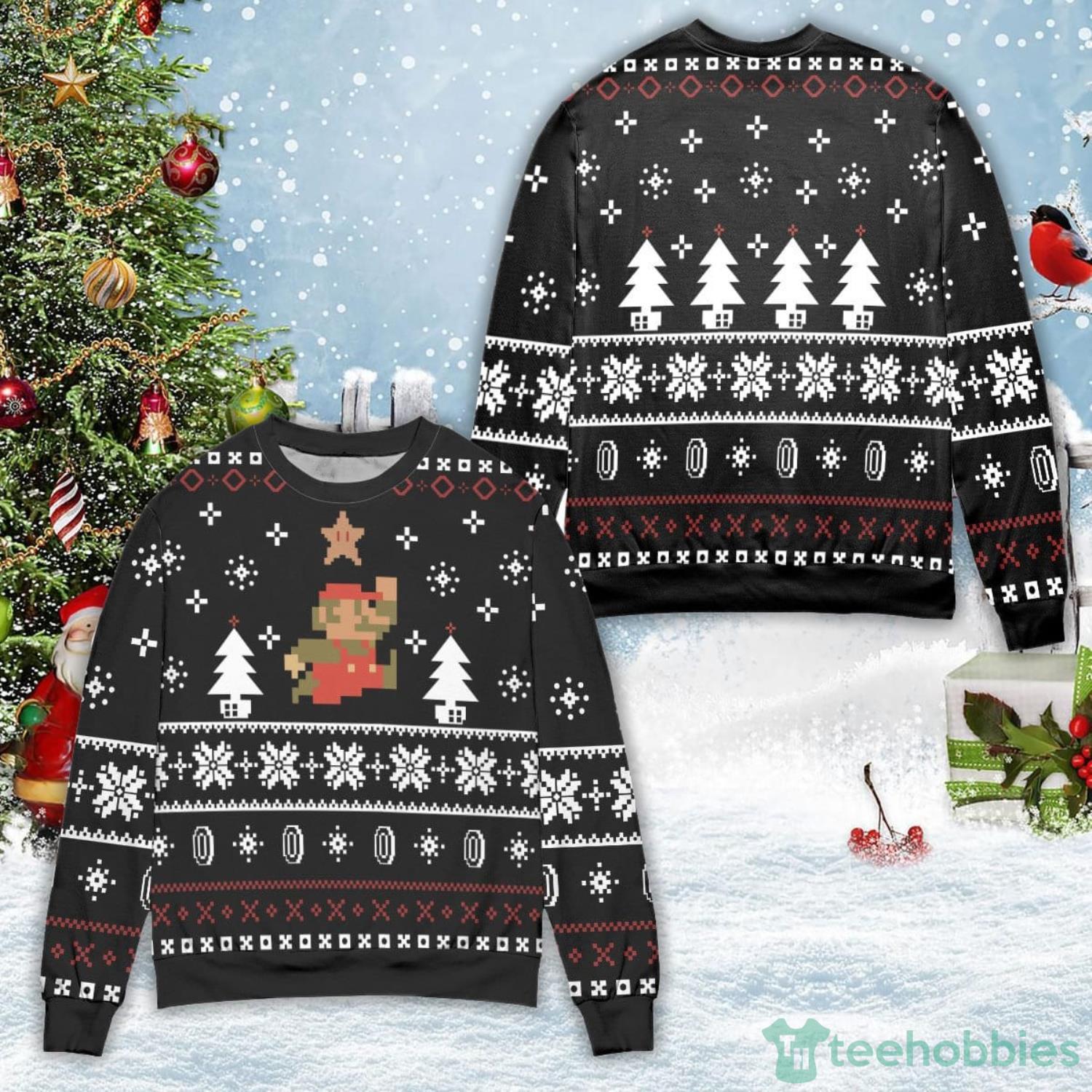 Dallas Cowboys Christmas Forrest Winter Pattern Ugly Christmas