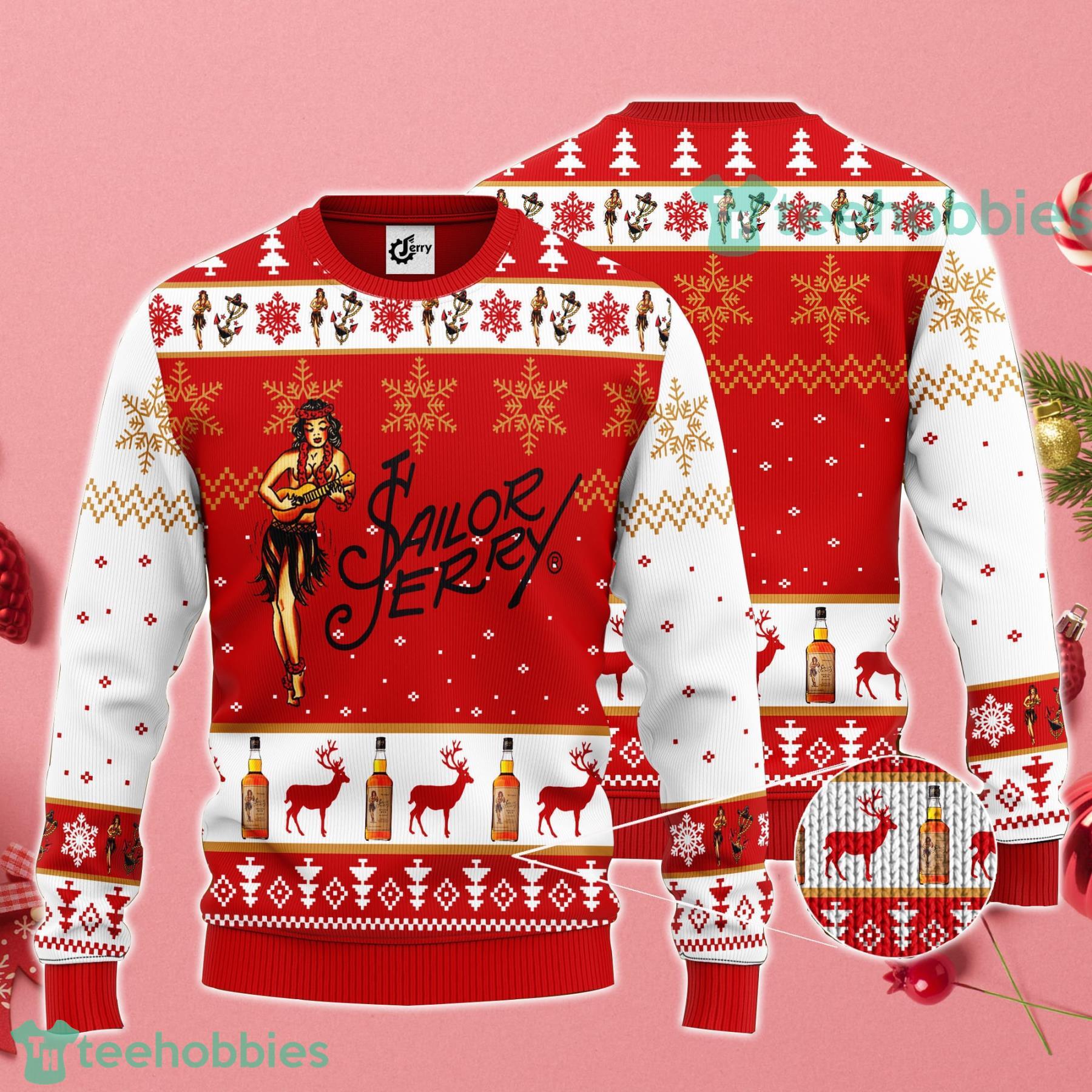 Sailor Jerry Ugly Christmas Sweater For Men And Women Product Photo 1 Sailor Jerry Ugly Christmas Sweater For Men And Women Product Photo 1
