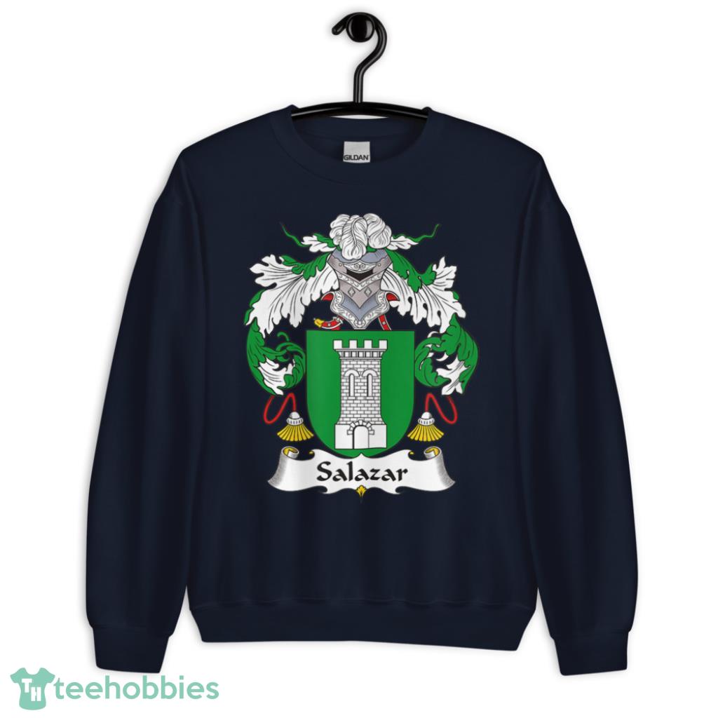 Salazar Coat of Arms - Family Crest T-Shirt - Unisex Crewneck Sweatshirt-1 Salazar Coat of Arms - Family Crest T-Shirt - Unisex Crewneck Sweatshirt-1