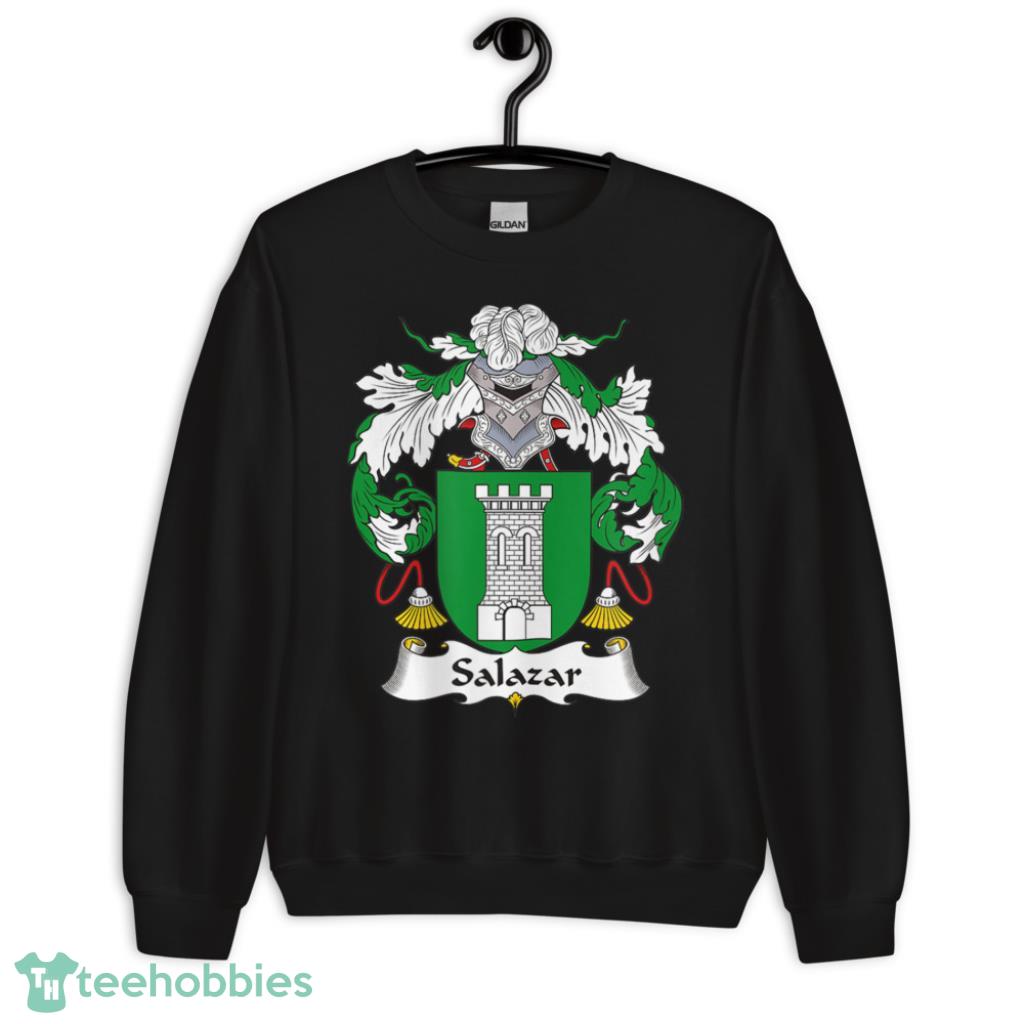 Salazar Coat of Arms - Family Crest T-Shirt - Unisex Crewneck Sweatshirt Salazar Coat of Arms - Family Crest T-Shirt - Unisex Crewneck Sweatshirt