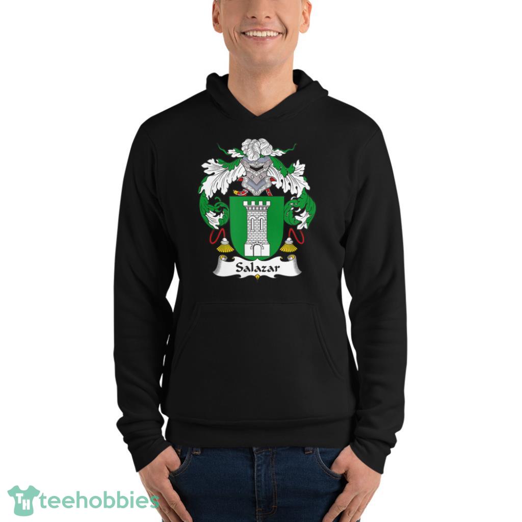 Salazar Coat of Arms - Family Crest T-Shirt - Unisex Fleece Pullover Hoodie Salazar Coat of Arms - Family Crest T-Shirt - Unisex Fleece Pullover Hoodie