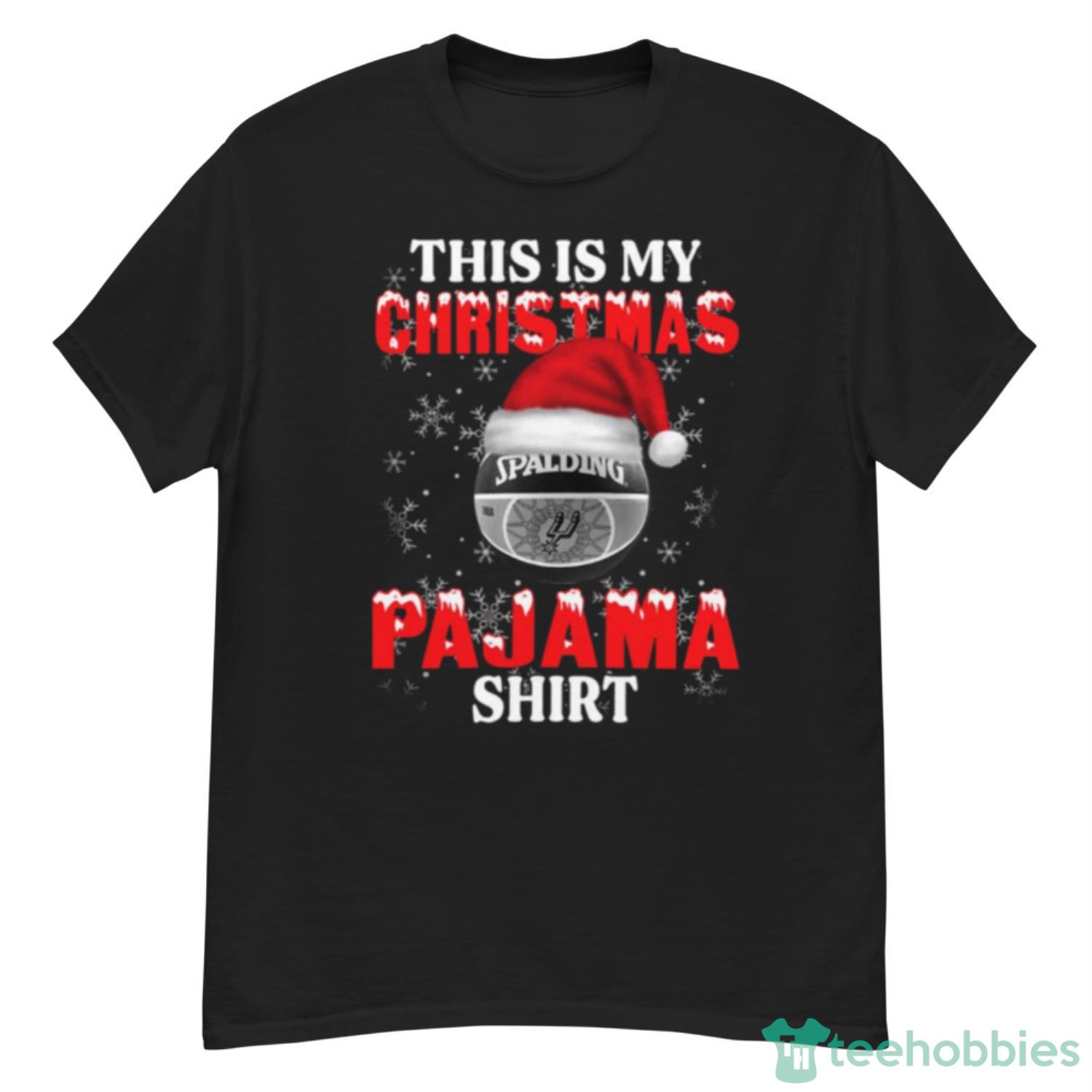 San Antonio Spurs This Is My Christmas Pajama Shirt NBA Shirt For Fans - G500 Men’s Classic T-Shirt
