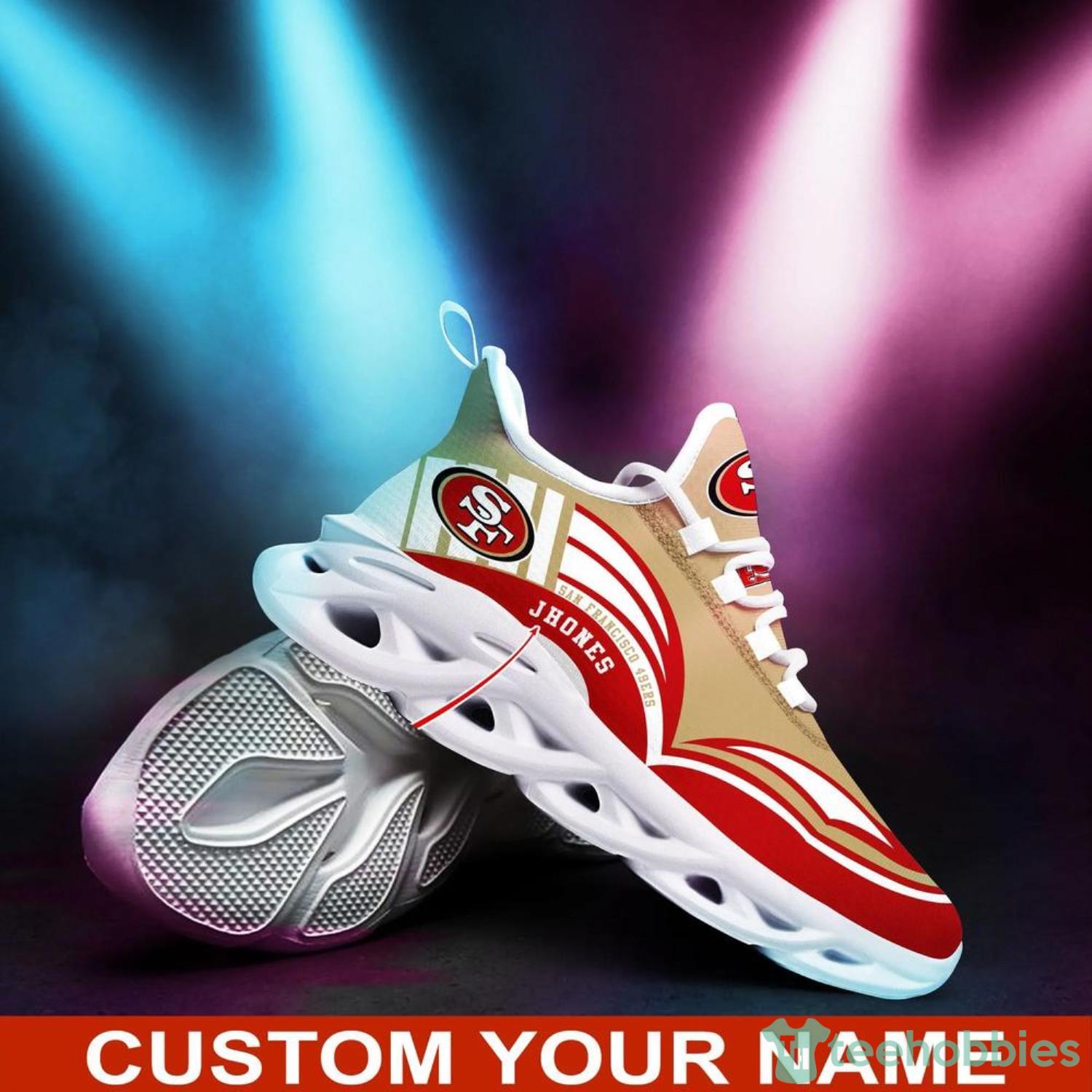 San Francisco 49ers Custom Print Sport Sneakers NFL