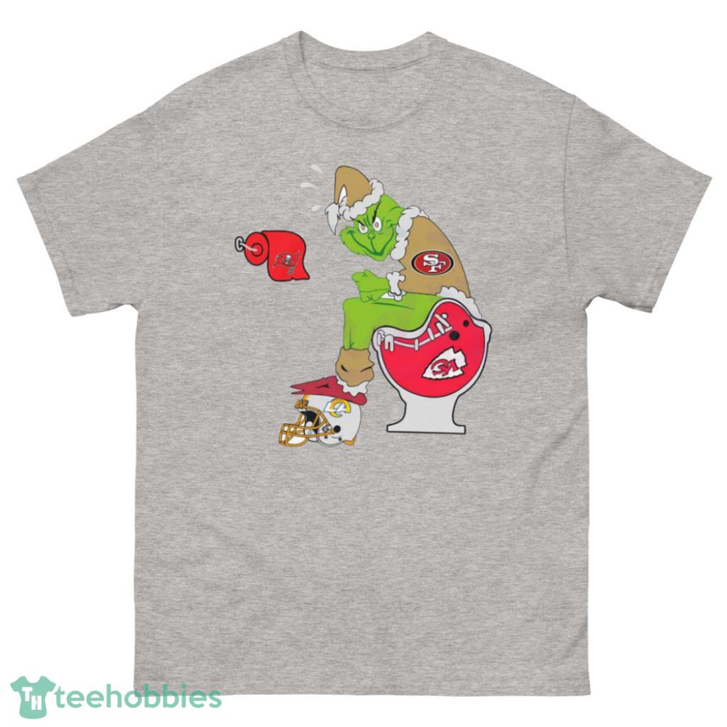 San Francisco 49ers NFL Santa Grinch Toilet Football Team Christmas Shirt - 500 Men’s Classic Tee Gildan