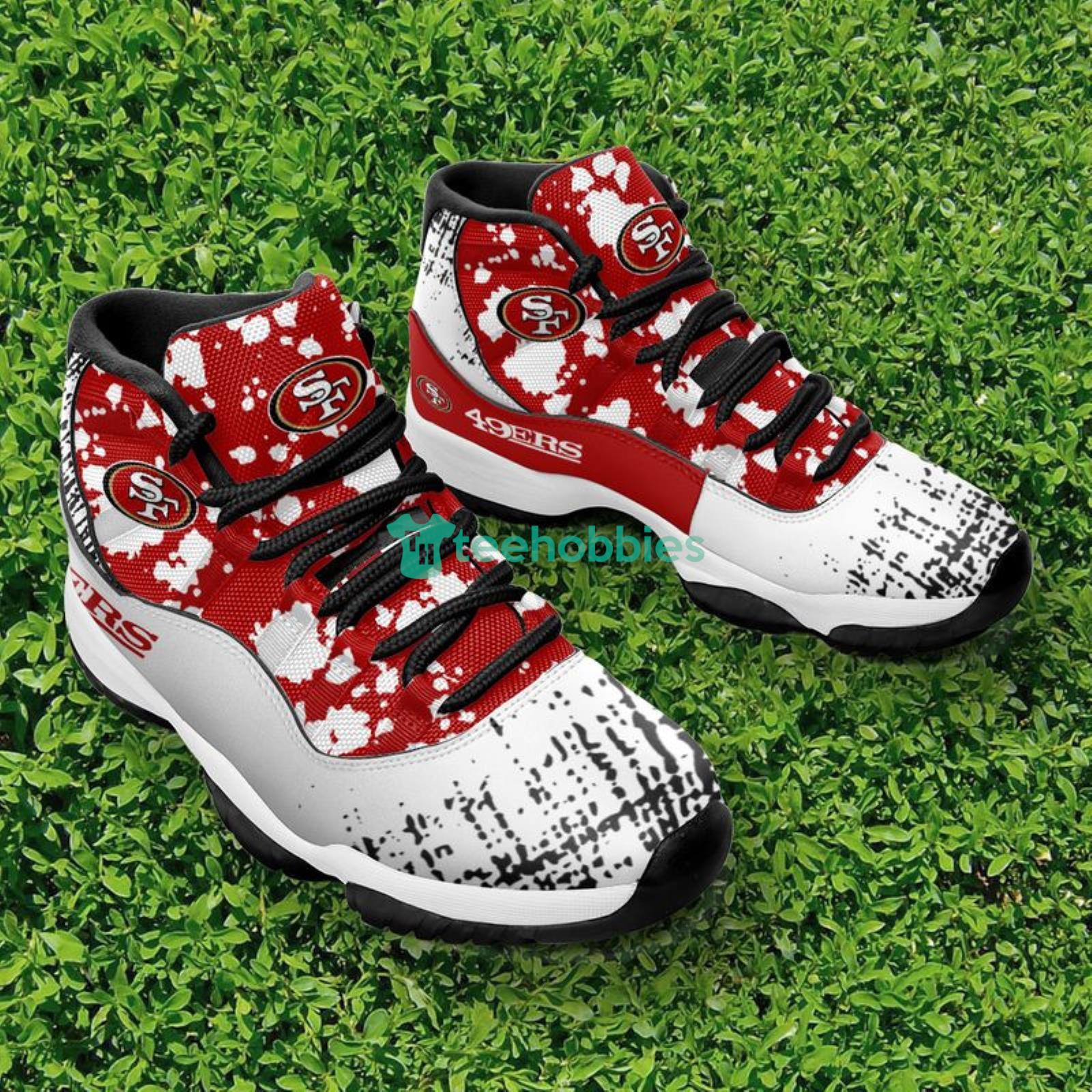 San Francisco 49ers Scratch Pattern Style Sneaker Air Jordan 11 11