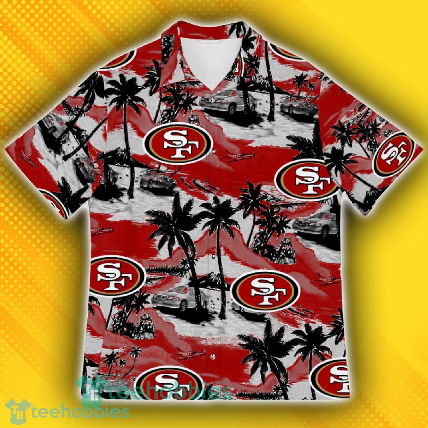 San Francisco 49ers Sports American Tropical Patterns Hawaiian Shirt Product Photo 2