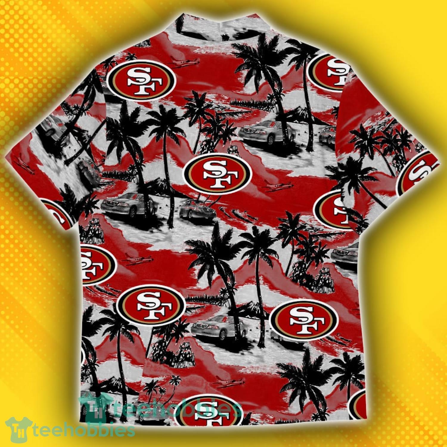 San Francisco 49ers Sports American Tropical Patterns Hawaiian Shirt Product Photo 3