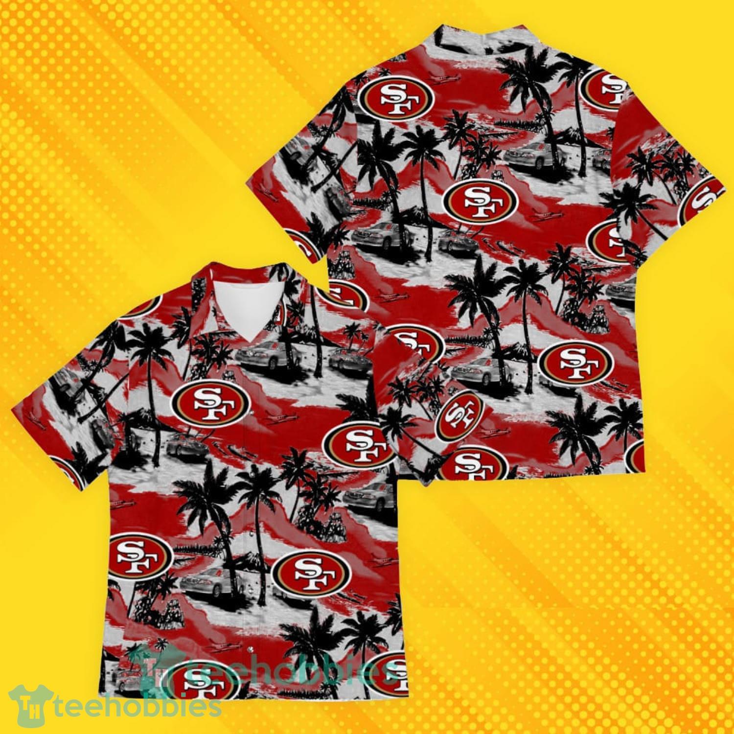 San Francisco 49ers Sports American Tropical Patterns Hawaiian Shirt Product Photo 1
