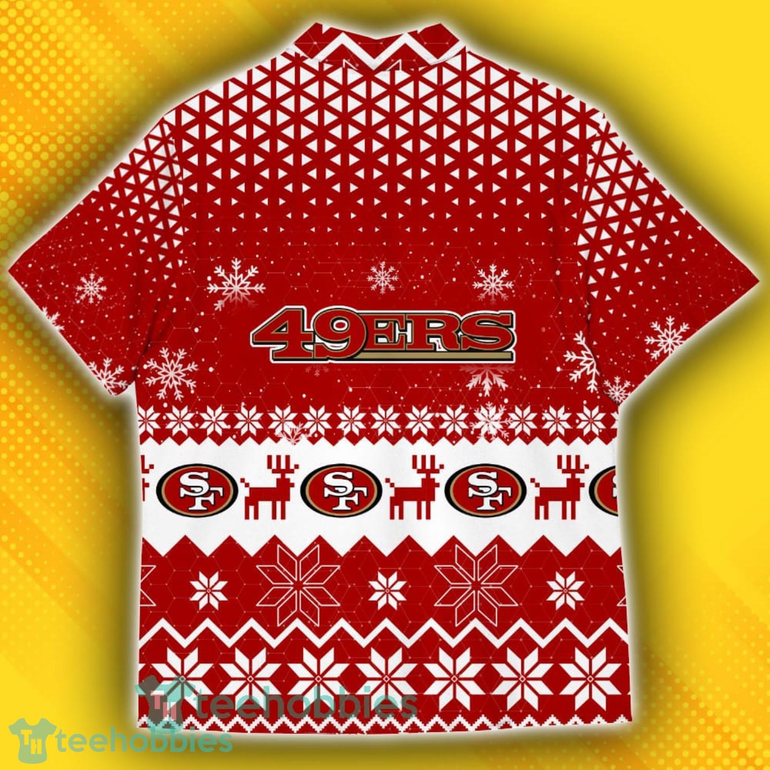 San Francisco 49ers Sports Football American Ugly Christmas Sweater Pattern Hawaiian Shirt Product Photo 3
