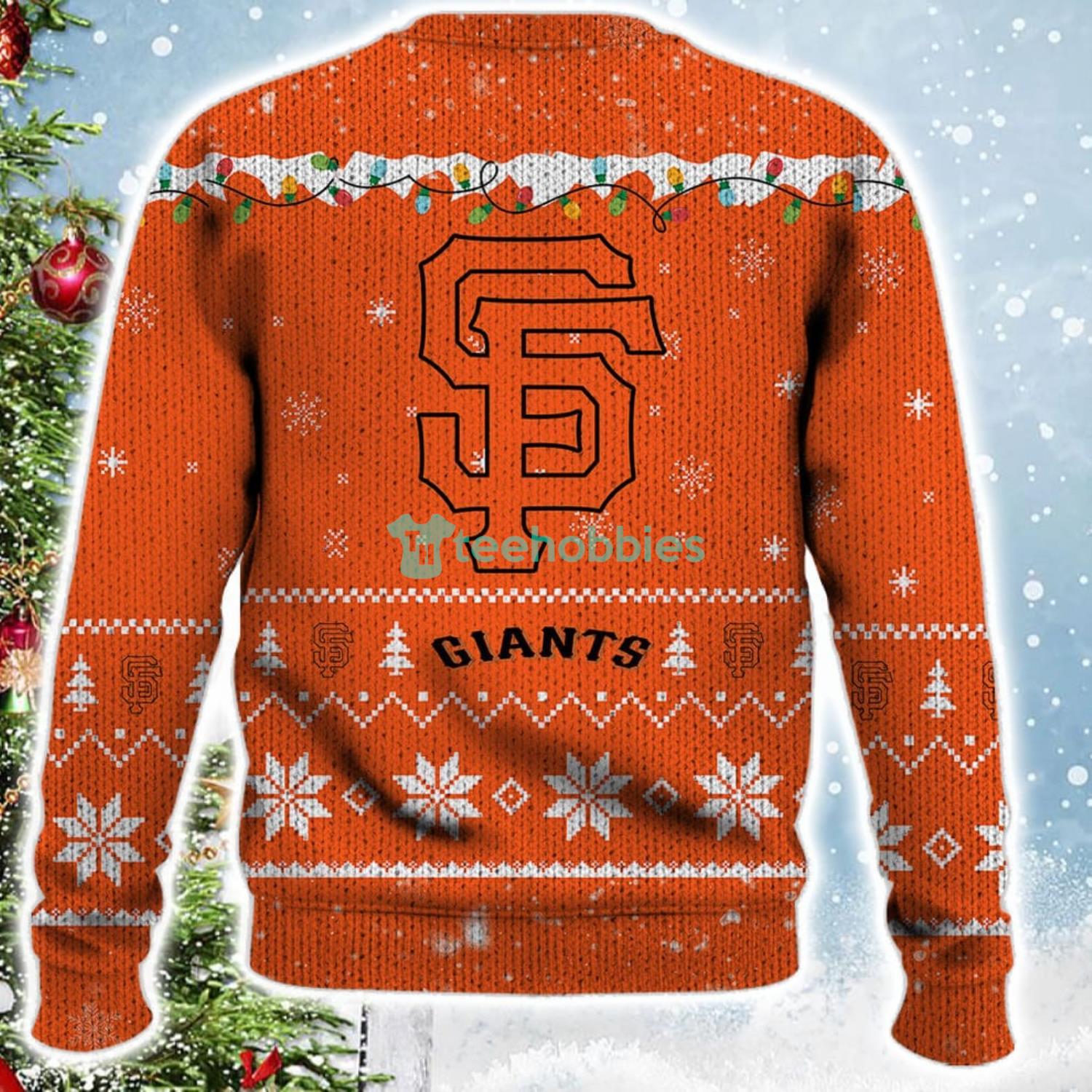 San Francisco Giants Pub Dog Christmas Ugly Sweater - Shibtee Clothing