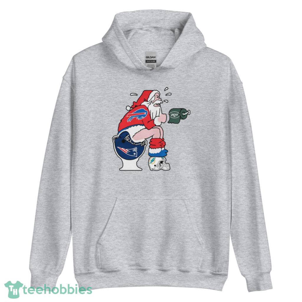 Santa Claus Buffalo Bills toilet Christmas sweater, shirt and hoodie