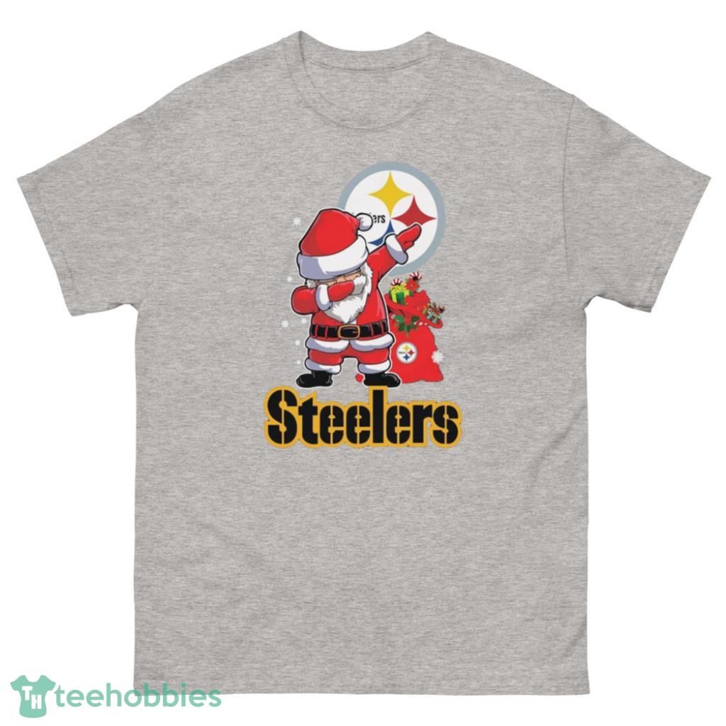 Santa Merry Xmas With Steelers For Fan Christmas Shirt - 500 Men’s Classic Tee Gildan