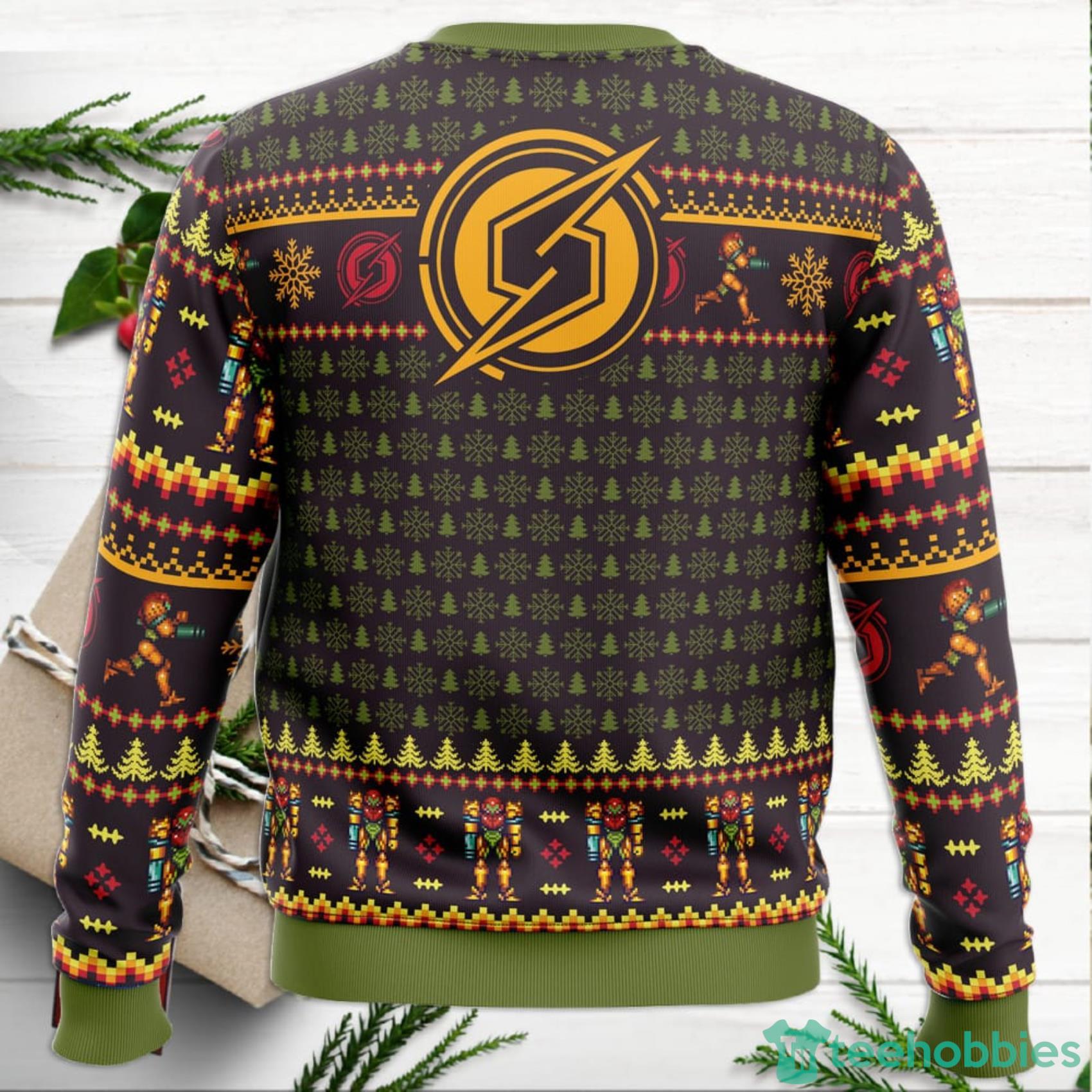 Metroid on sale christmas sweater