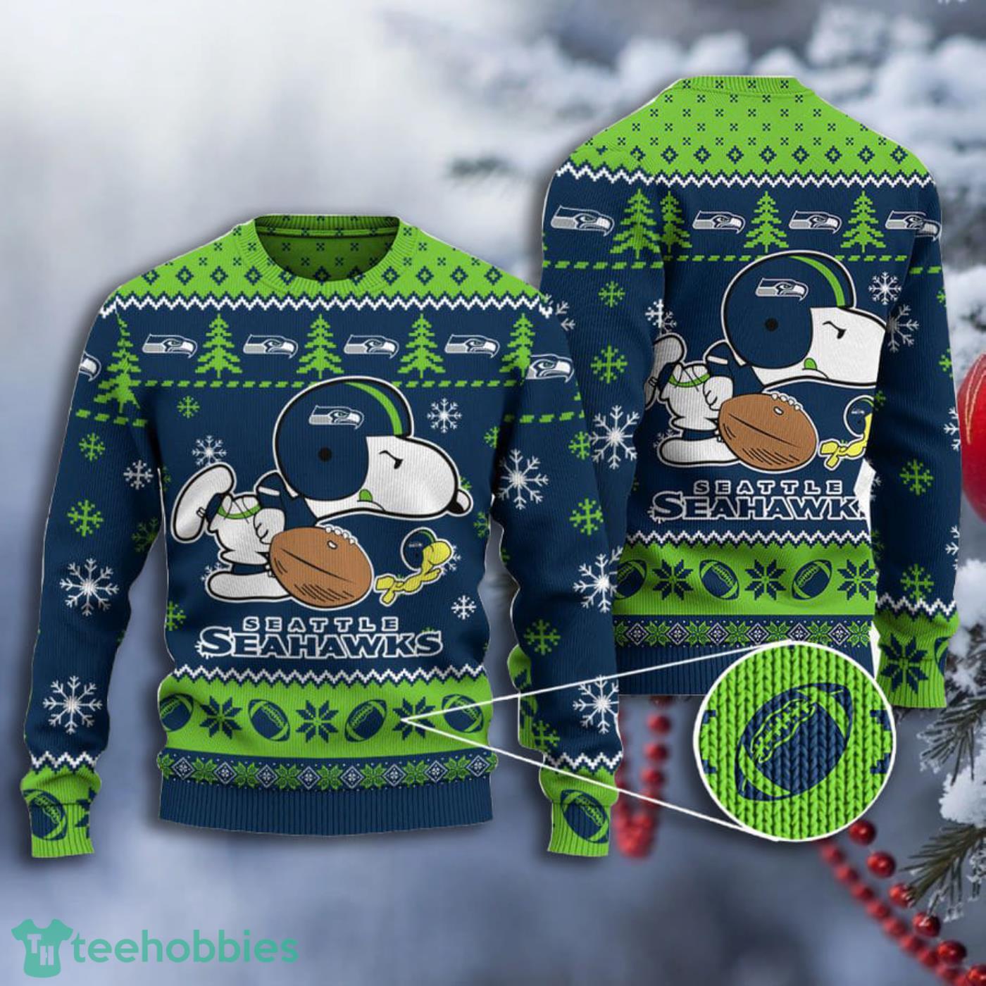 NFL, Sweaters, Seattle Seahawks Ugly Christmas Sweater