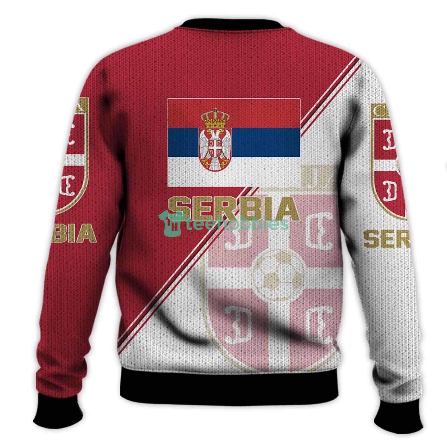 Serbia National Soccer Team Qatar World Cup 2022 Champions Soccer Team 3D All Over Printed Shirt Product Photo 3