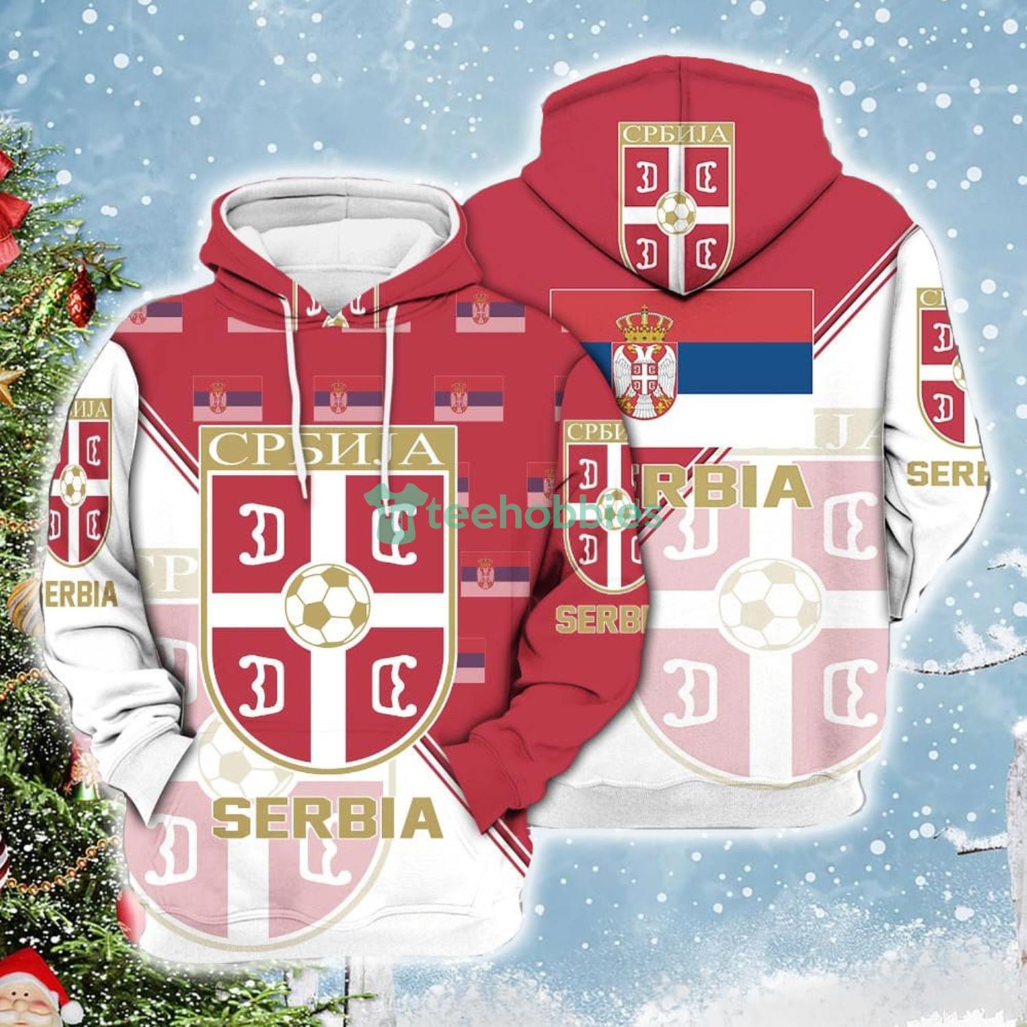 Serbia National Soccer Team Qatar World Cup 2022 Champions Soccer Team 3D All Over Printed Shirt Product Photo 5