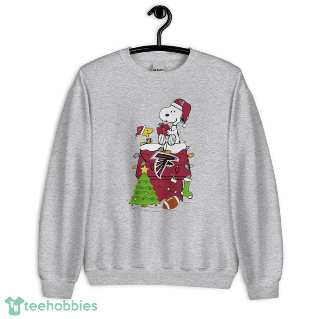 Snoopy Atlanta Falcons NFL Player Christmas Shirt - Unisex Heavy Blend Crewneck Sweatshirt