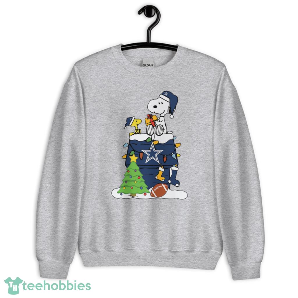 Snoopy Dallas Cowboys NFL Player Christmas Shirt - Unisex Heavy Blend Crewneck Sweatshirt