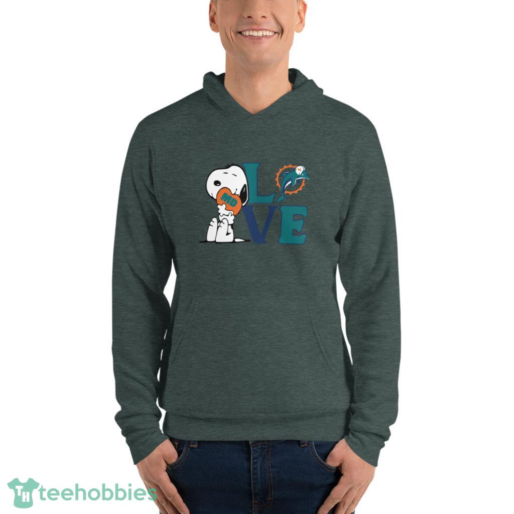 Christmas Snoopy Miami Dolphins Shirt - Shibtee Clothing