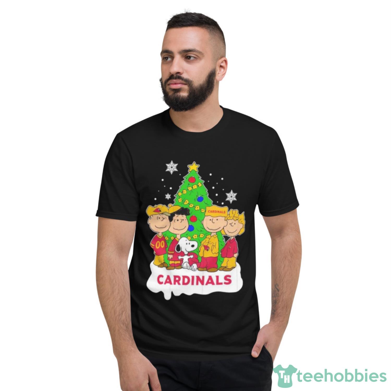 Snoopy The Peanuts Arizona Cardinals Christmas Shirt - Short Sleeve T-Shirt Snoopy The Peanuts Arizona Cardinals Christmas Shirt - Short Sleeve T-Shirt
