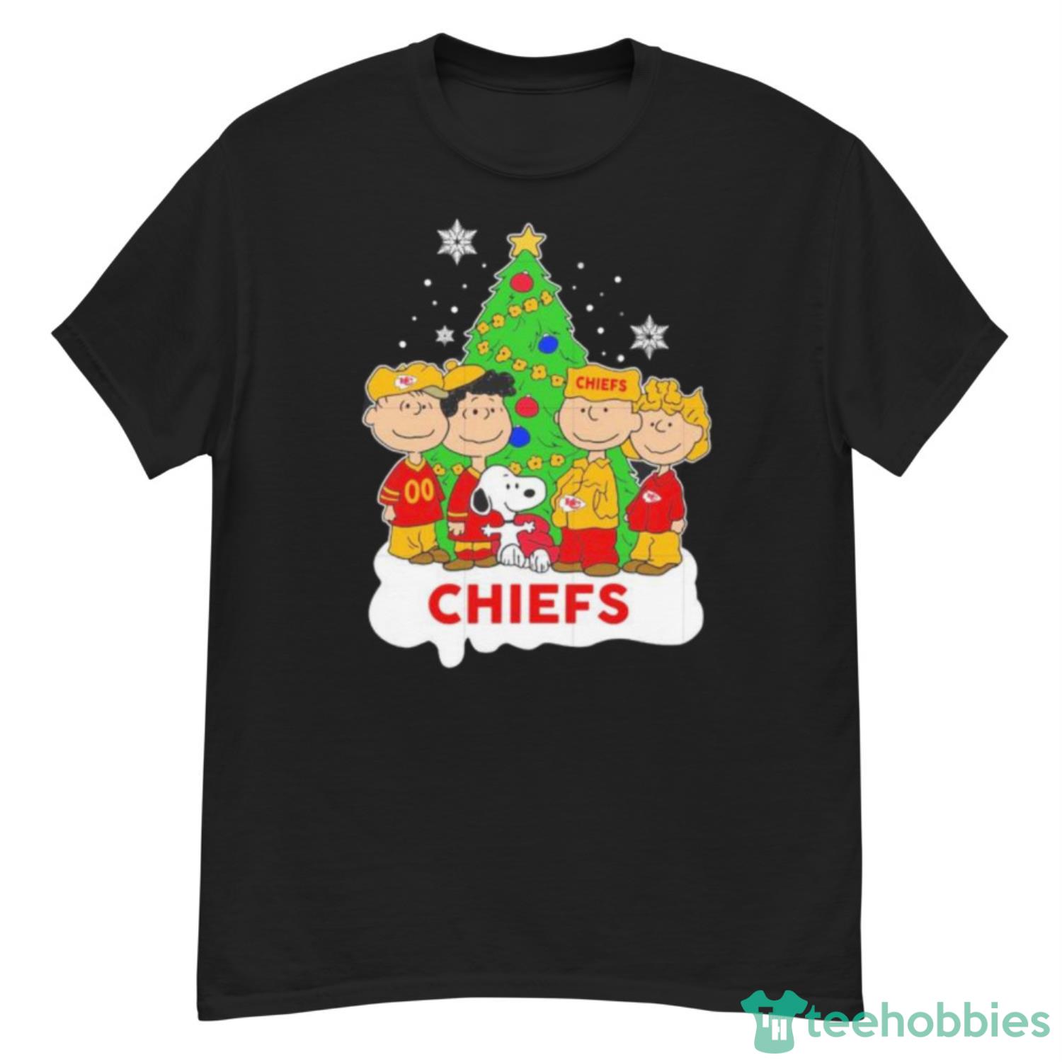 Kansas City Chiefs Christmas T-Shirt Cotton For Men Size S-3XL