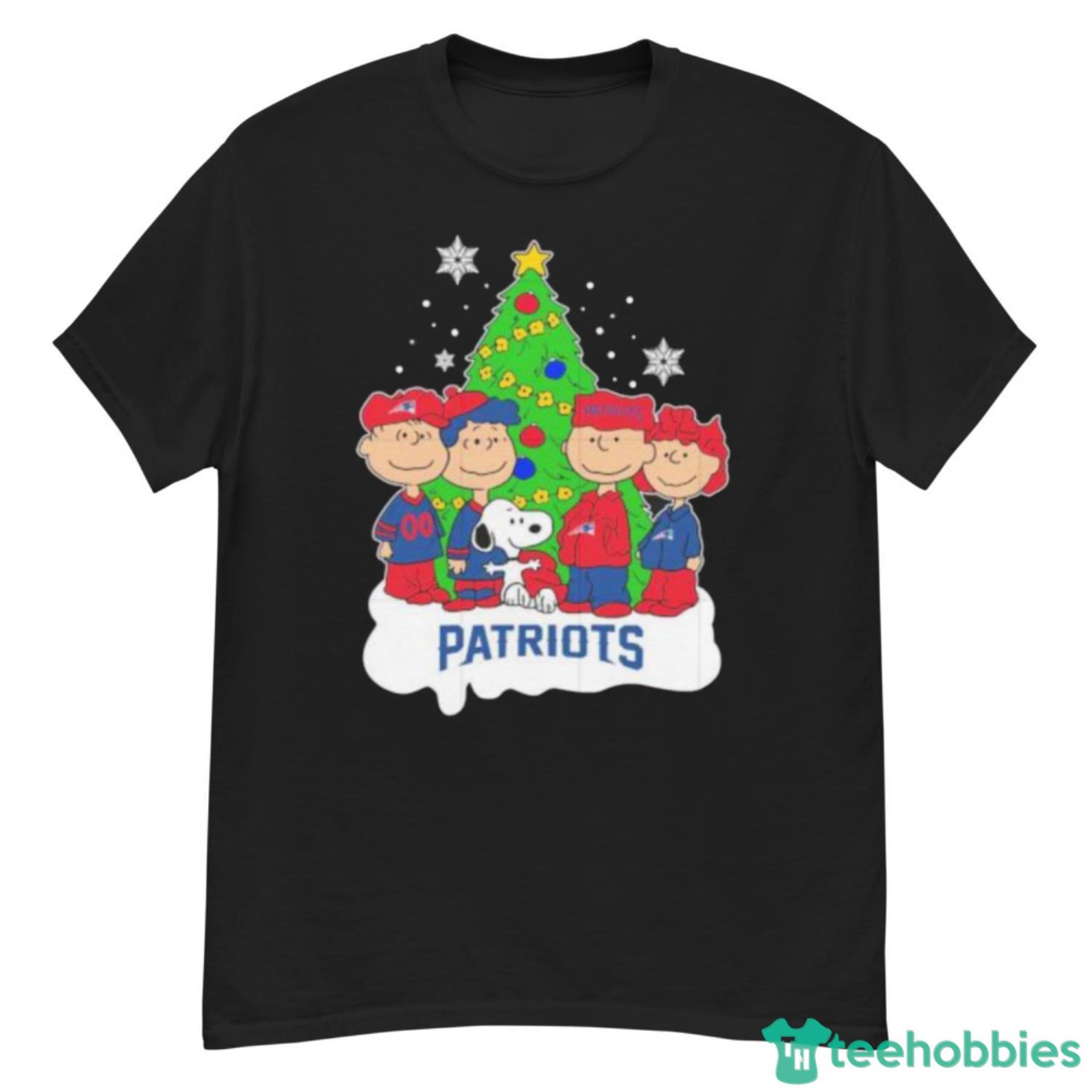 New England Patriots Snoopy Christmas Circle Ornament