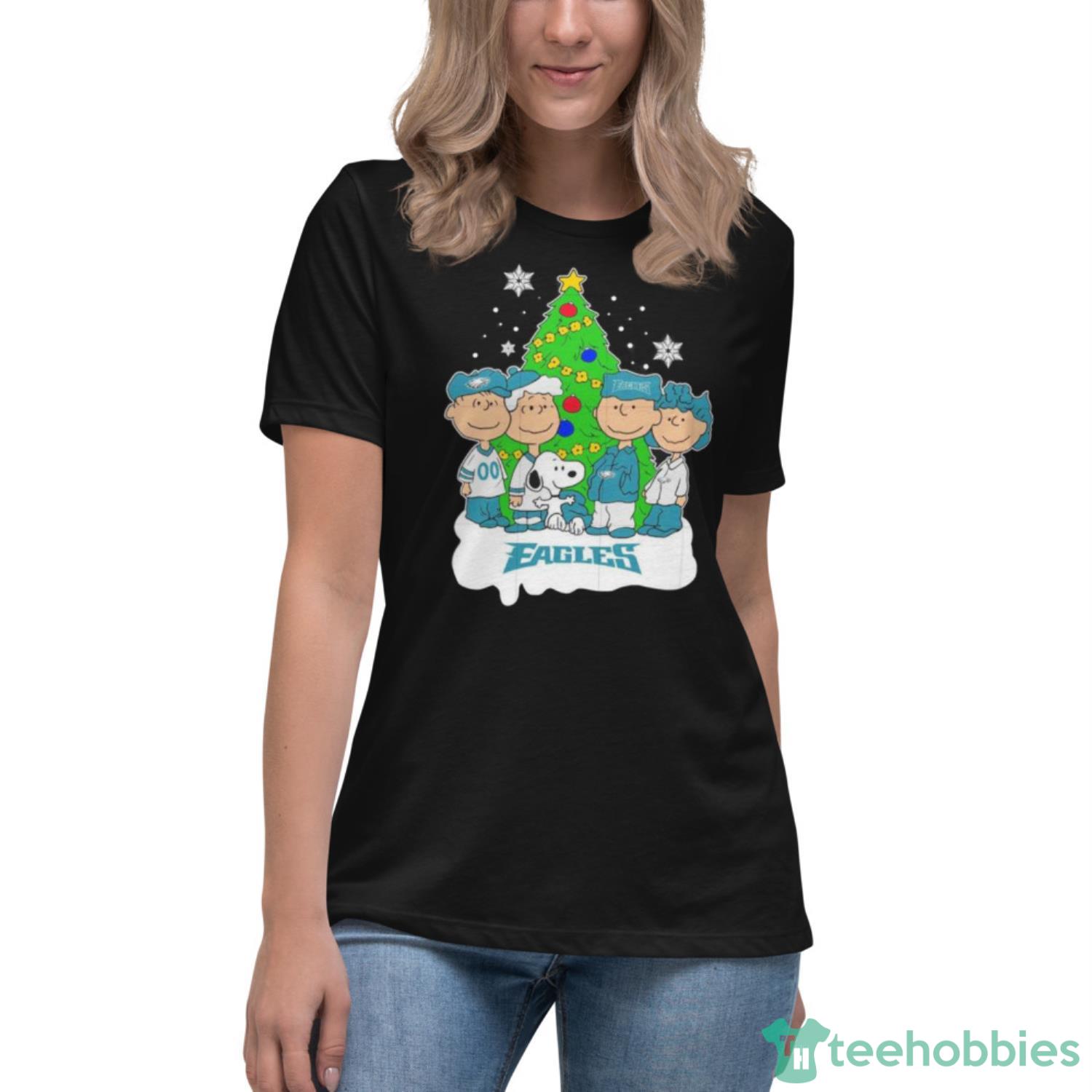 NFL Snoopy The Peanuts Philadelphia Eagles Christmas Shirt Gift Shirt -  YesItCustom