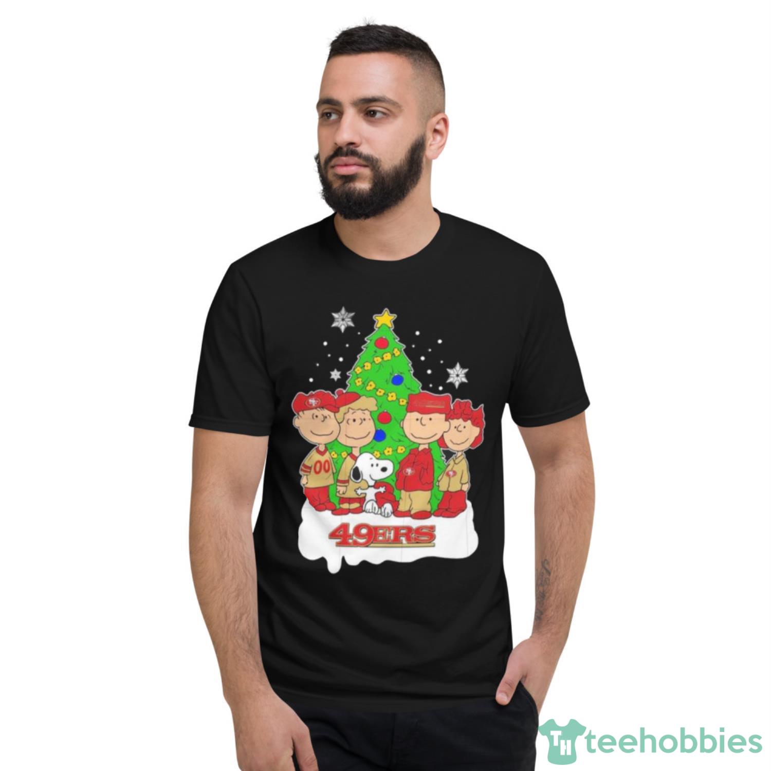 San Francisco 49ers Are Coming To Town Snoopy Christmas T-Shirt - T-shirts  Low Price