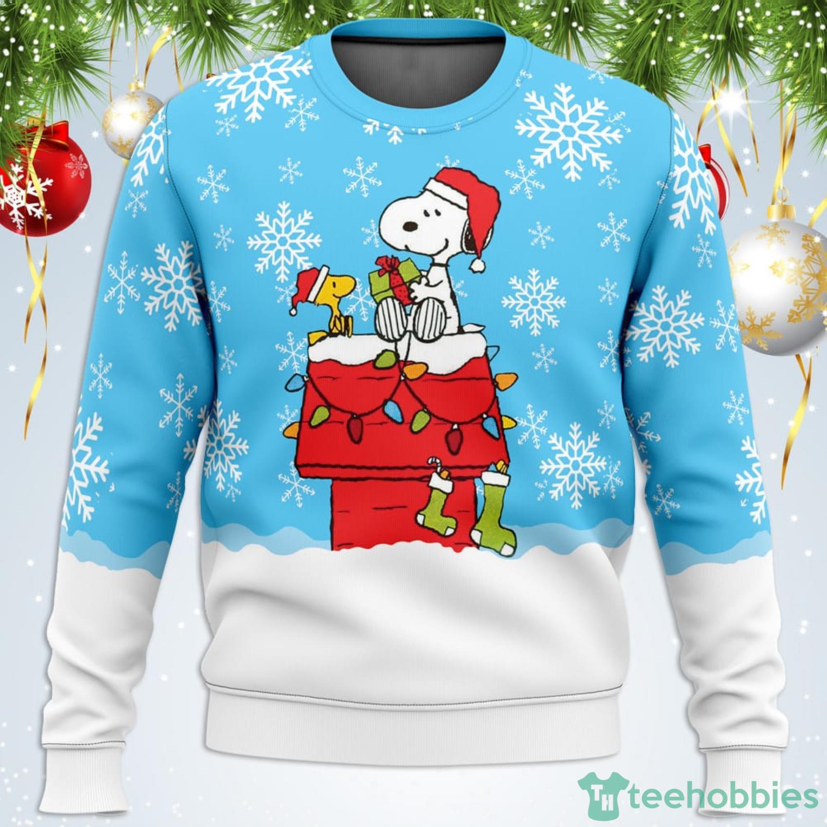 Minnesota Vikings Snoopy Dabbing Ugly Christmas Sweater - Trends Bedding