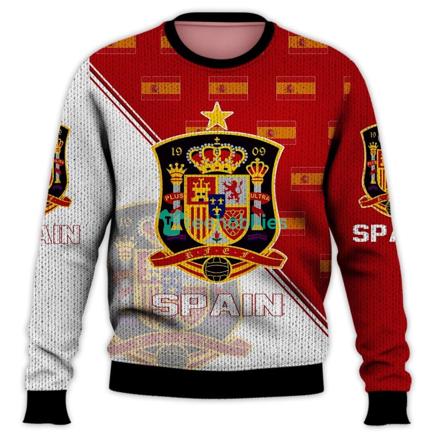 Spain National Soccer Team Qatar World Cup 2022 Champions Soccer Team 3D All Over Printed Shirt Product Photo 2