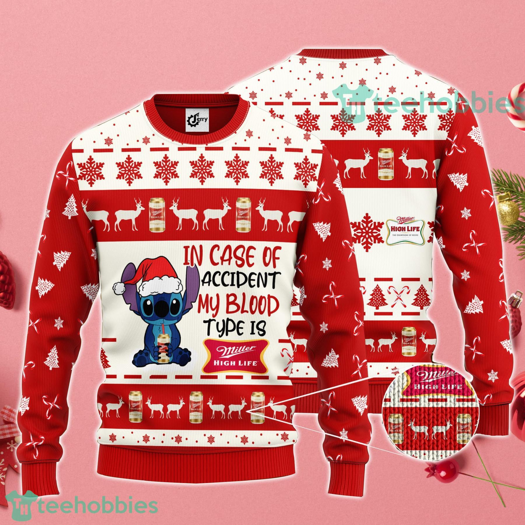 Miller high life ugly on sale sweater