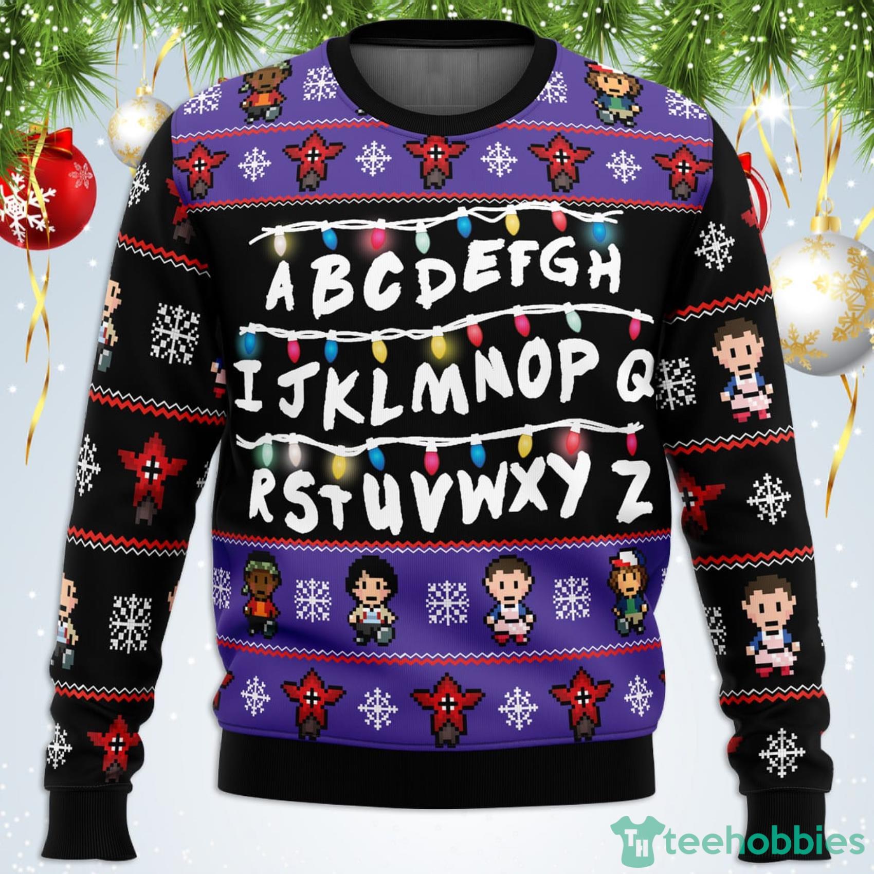 Stranger things 2024 christmas sweater womens