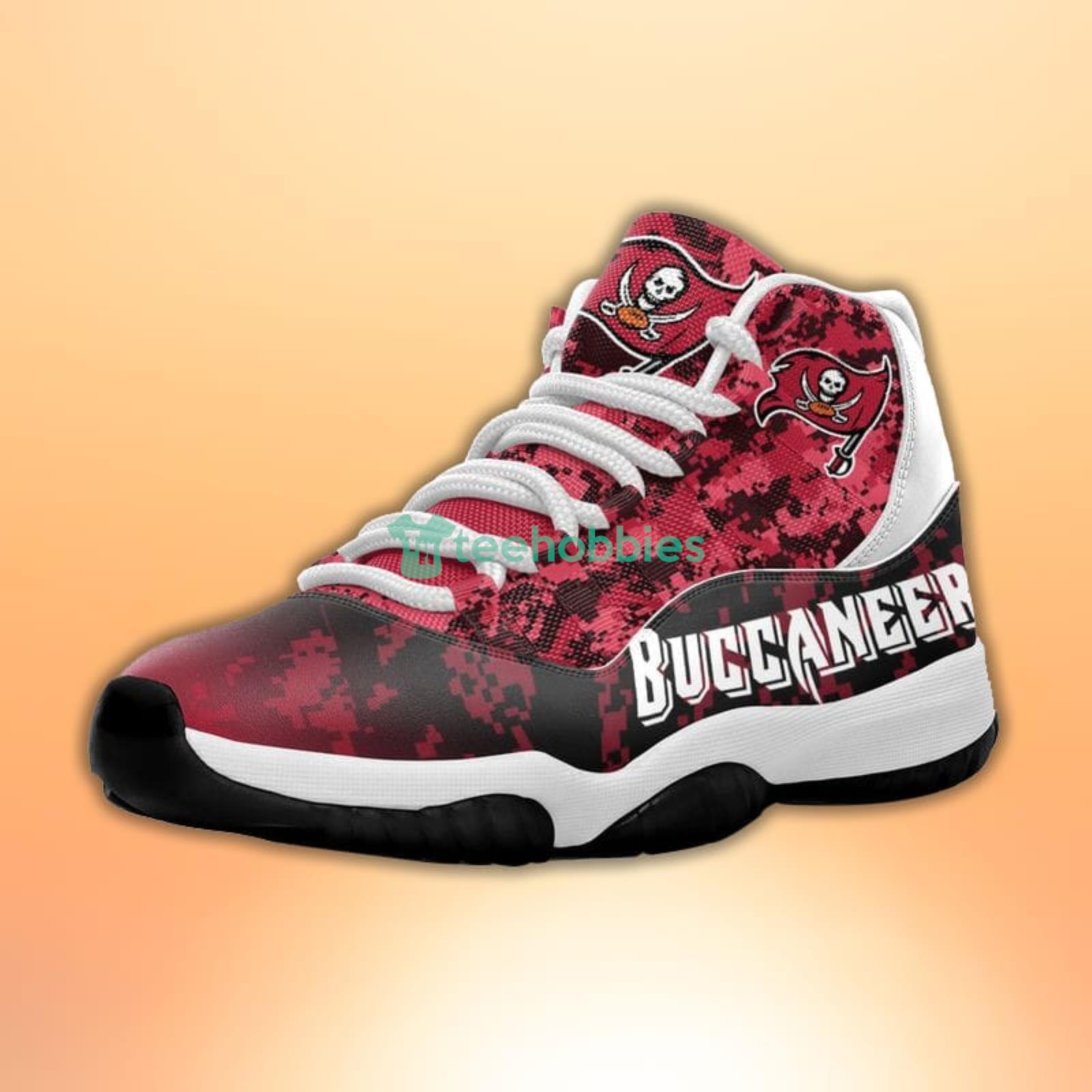 Tampa Bay Buccaneers Camouflage Custom Air Jordan 4 Sneaker