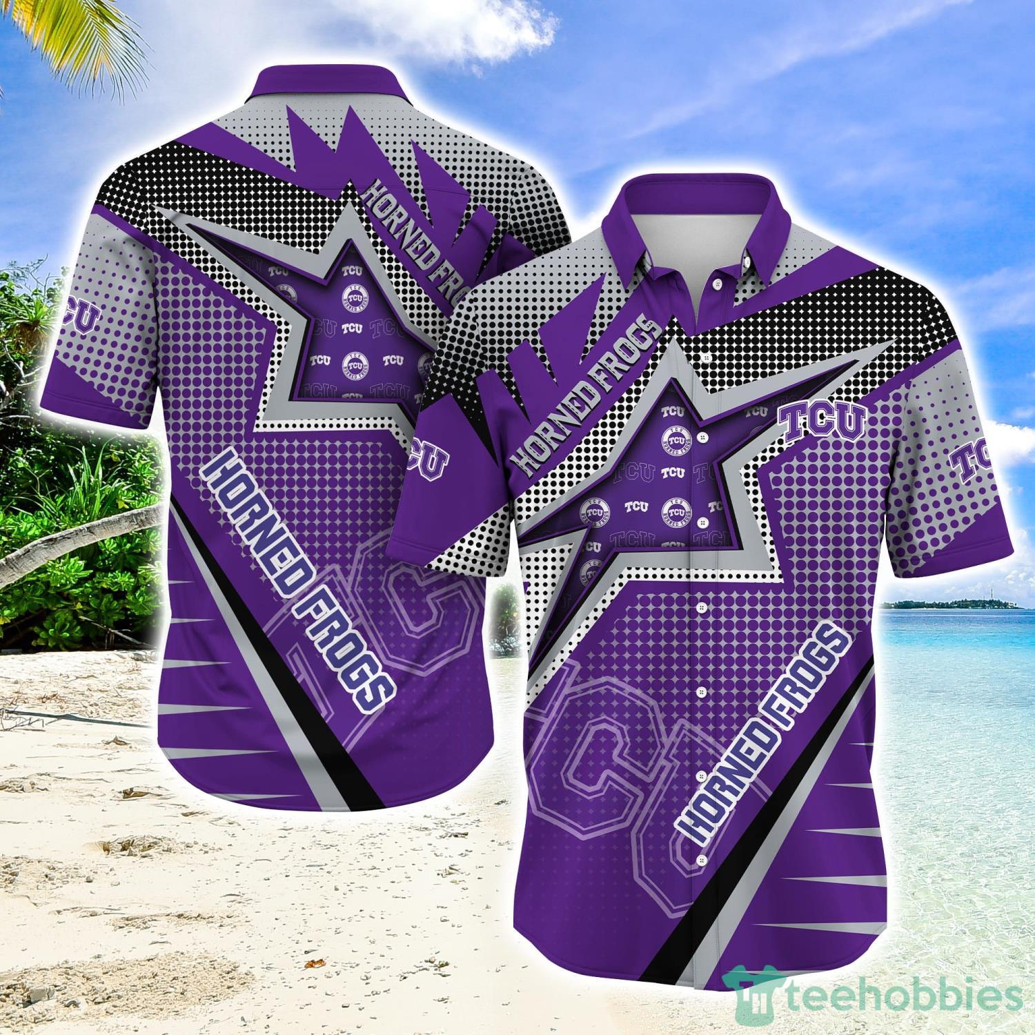 TCU Horned Frogs CD Rainbow Pattern Hawaiian Shirt For Fans