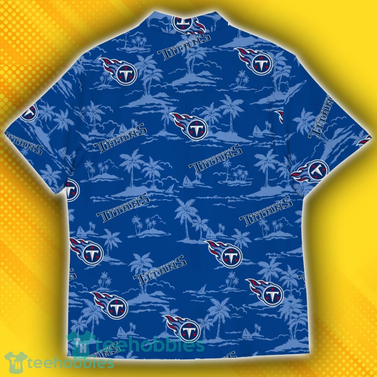 Tennessee Titans Island Pattern Tree Hawaiian Shirt Product Photo 3