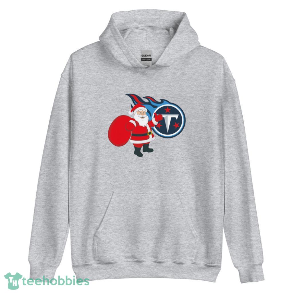 Tennessee Titans NFL Santa Claus Christmas Shirt - Unisex Heavy Blend Hooded Sweatshirt