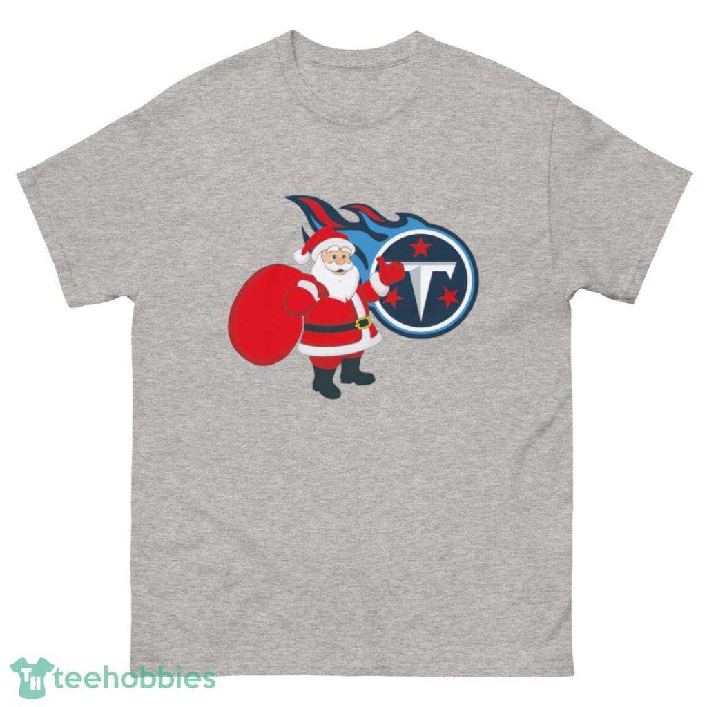 Tennessee Titans NFL Santa Claus Christmas Shirt - 500 Men’s Classic Tee Gildan