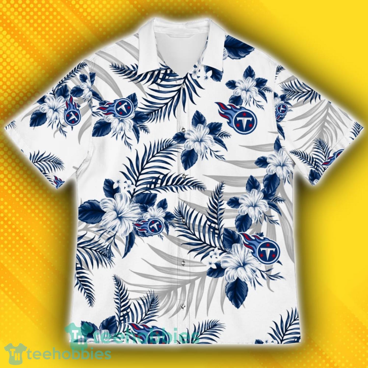 Tennessee Titans Sports American Hawaiian Tropical Patterns Hawaiian Shirt Product Photo 2