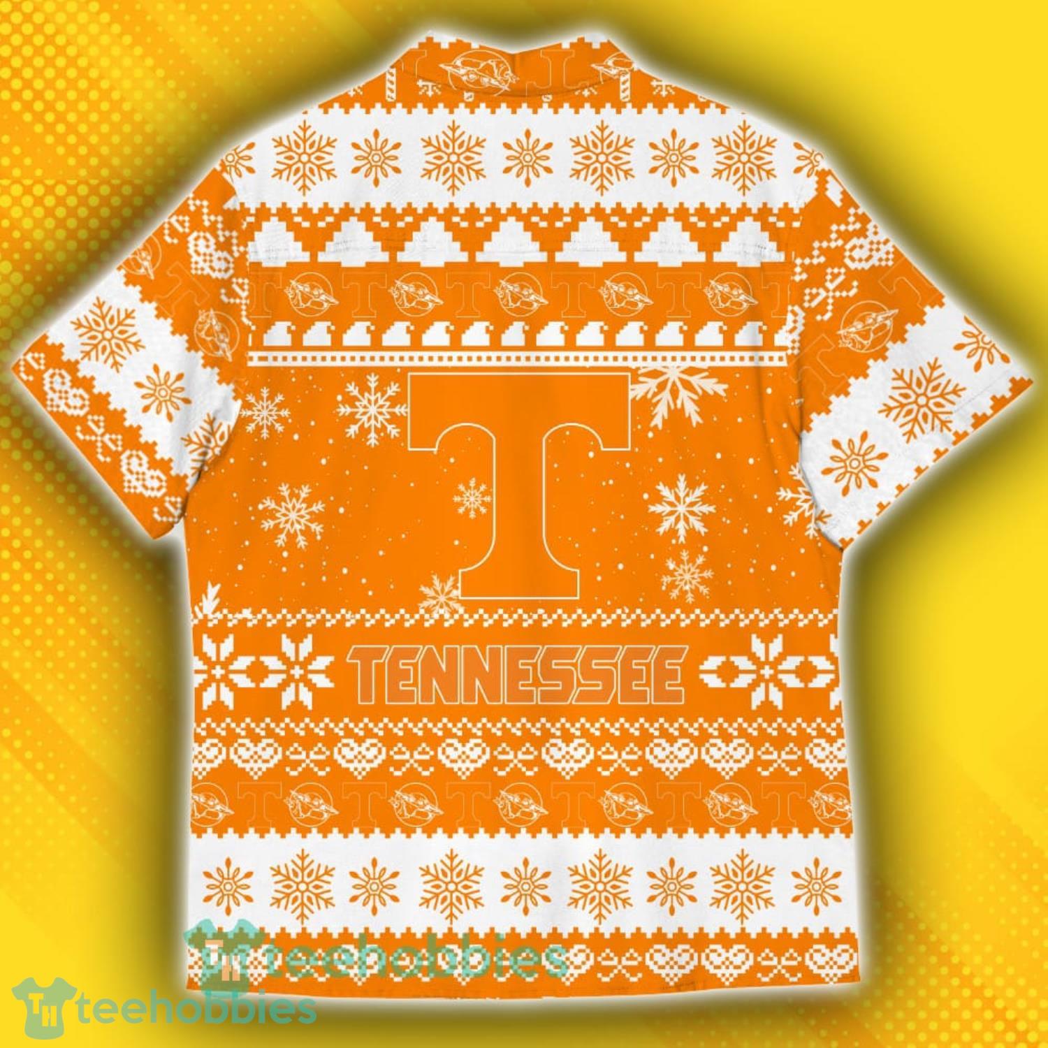 Tennessee Volunteers Baby Yoda Star Wars Sports Football American Ugly Christmas Sweater Pattern Hawaiian Shirt Product Photo 3