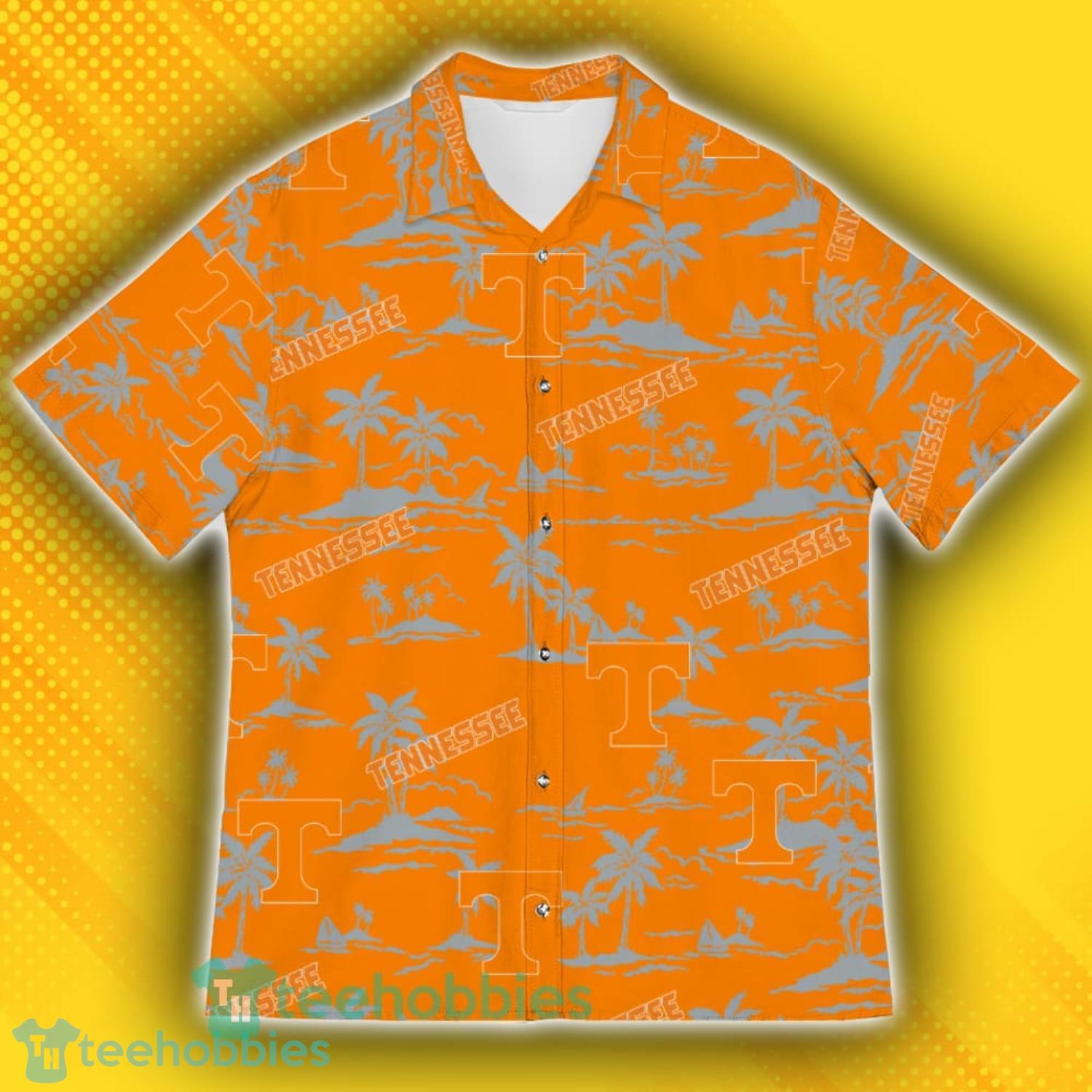 Tennessee Volunteers Island Pattern Tree Hawaiian Shirt Product Photo 2