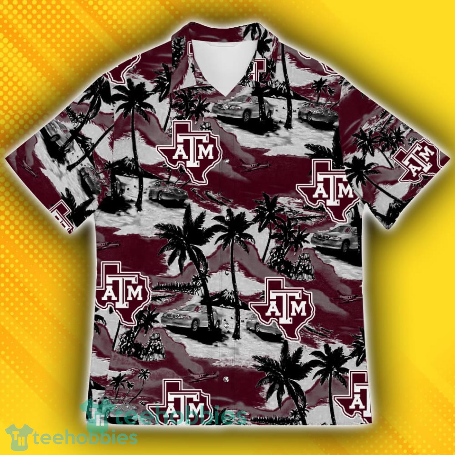 Texas AM Aggies Sports American Tropical Patterns Hawaiian Shirt Product Photo 2