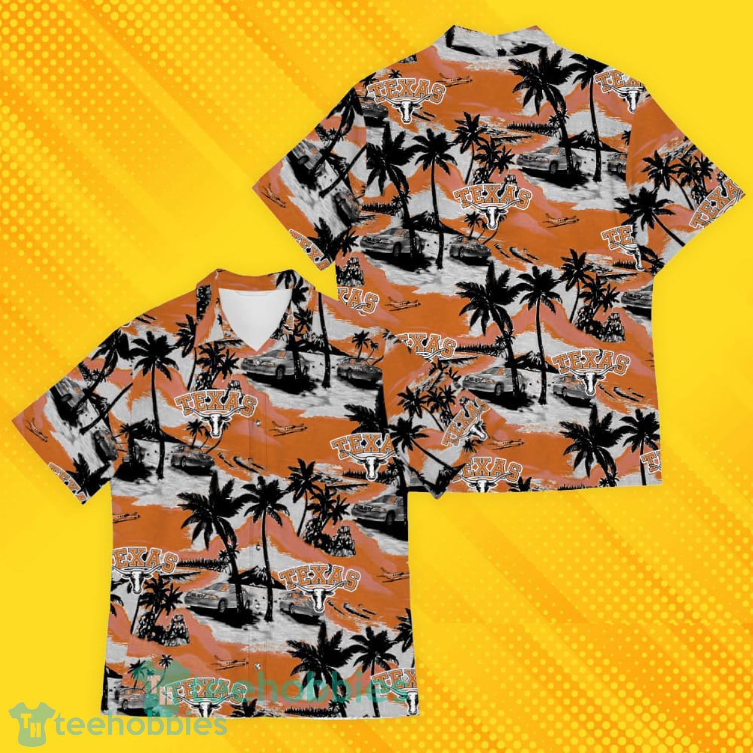 Texas Longhorns Sports American Tropical Patterns Hawaiian Shirt Product Photo 1