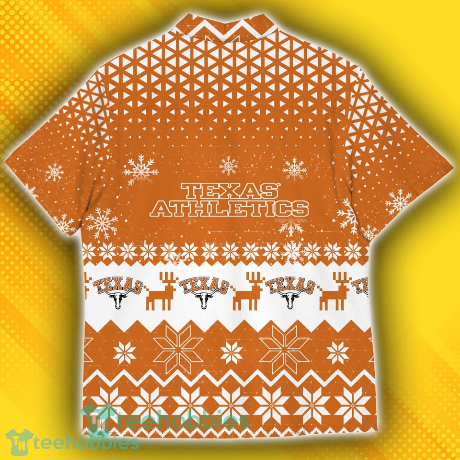 Texas Longhorns Sports Football American Ugly Christmas Sweater Pattern Hawaiian Shirt Product Photo 3